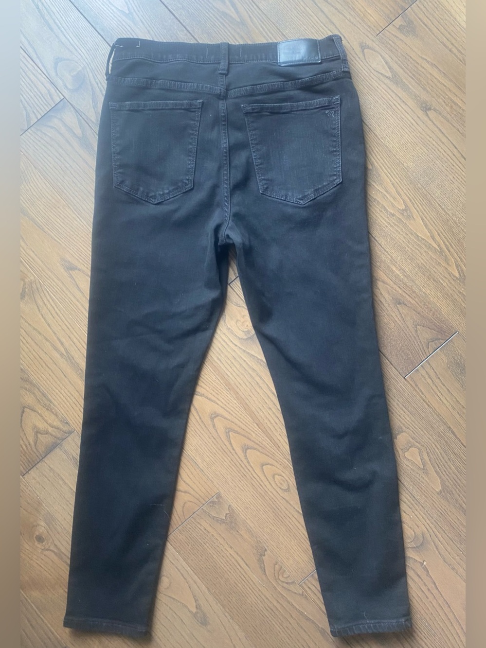 Madewell Black Road-tripper Skinny Jeans - Sleek Stretch Fit petite 29